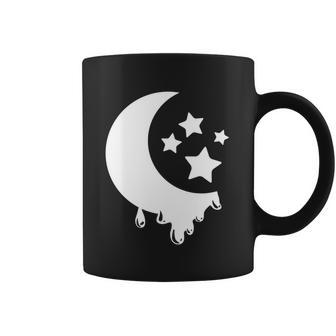 Pastel Goth Moon With Stars Kawaii Pastel Goth Design Gift Meaningful Gift Coffee Mug | Favorety