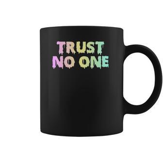 Pastel Goth Trust No One Coffee Mug | Favorety AU