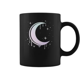 Pastel Moon Kawaii Pastel Goth Coffee Mug | Favorety UK