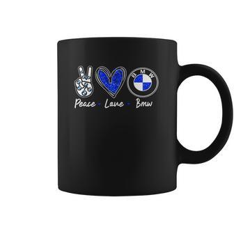 Peace Love Bmw Shirt Coffee Mug | Favorety UK