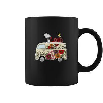 Peace And Love Are All We Need Volkswagen Bus Snoopy Shirts Coffee Mug | Favorety DE