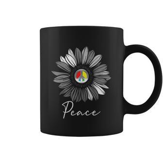 Peace Loving People Gift Graygiftscale With Spot Color Design Great Gift Coffee Mug | Favorety AU