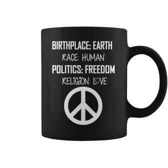 Peace Race Religion Politics Coffee Mug | Favorety UK