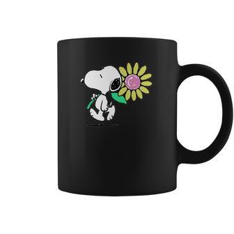 Peanuts Snoopy Pink Daisy Flower Shirt Coffee Mug | Favorety