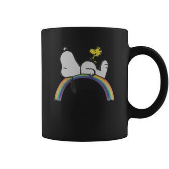 Peanuts Snoopy Rainbow Lgbt World Pride Shirt Coffee Mug | Favorety