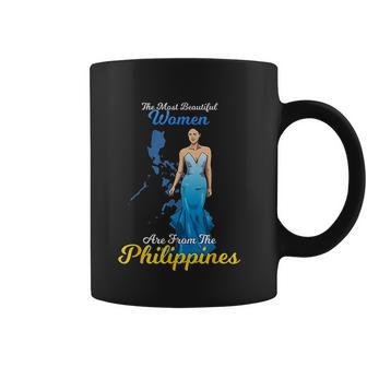 Philippines Pinay Filipina Pride Proud Flag Beautiful Woman Coffee Mug | Favorety DE