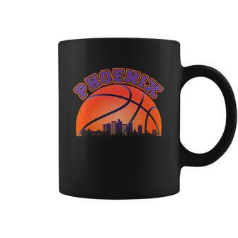 Phoenix Arizona Basketball City Skyline Coffee Mug | Favorety DE