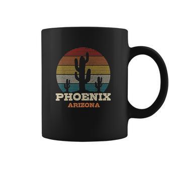 Phoenix Arizona Cactus Vintage Retro Desert Souvenir Gift Coffee Mug | Favorety AU