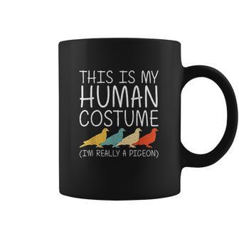 Pigeon Halloween Human Costume Bandtail Bird Easy Diy Gift Coffee Mug | Favorety CA