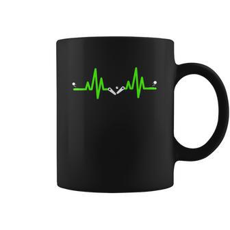 Pinball Heartbeat Flipper Ecg Pulse Line Coffee Mug | Favorety