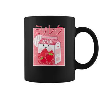 Pink Strawberry Milk Shake Kawaii Pastel Goth Japanese 90S Coffee Mug | Favorety CA