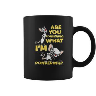 Pinky And The Brain Pondering Coffee Mug | Favorety AU