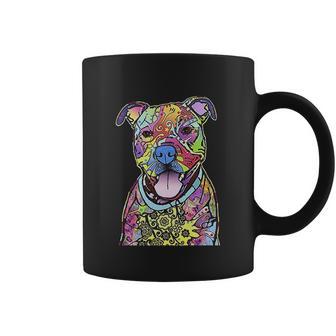 Pitbull Colourful Pit Bulls Dog Lovers Gift Coffee Mug | Favorety