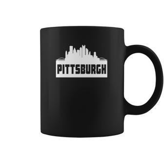 Pittsburgh Pennsylvania Skyline Silhouette Coffee Mug | Favorety