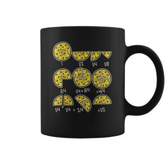 Pizza Salami Cheese Quick Math Fractions Math Teacher Coffee Mug | Favorety