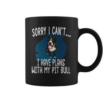 I Have Plans With My Pitt Bull Dog Coffee Mug | Favorety UK