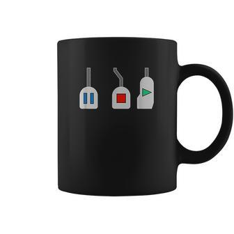 Play Stop Pause Pedals Coffee Mug | Favorety UK