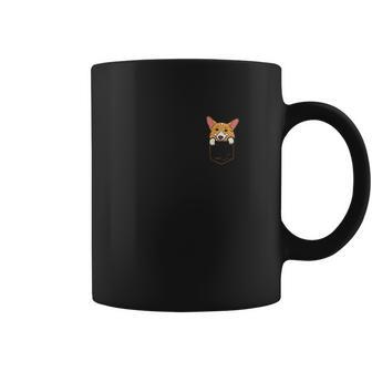 Pocket Welsh Corgi Cute Puppy Face Dog Lover Pet Owner Gift Coffee Mug | Favorety DE