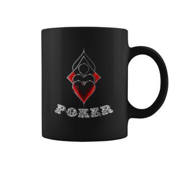 Poker Spades Hearts Diamonds Club Shiny Bling Overlap Coffee Mug | Favorety UK