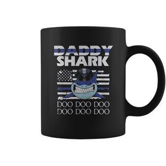 Police Daddy Shark Lovers Best Christmas Gifts For Dad Coffee Mug | Favorety CA