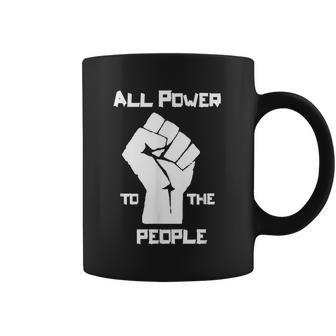 All Power To The People Panthers Party Civil Rights Graphic Design Printed Casual Daily Basic Coffee Mug | Favorety CA