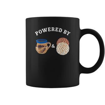 Powered By Conchas And Cafecito Cafe Atole Mexican Pan Dulce Coffee Mug | Favorety