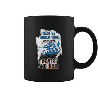 Prestige World Wide Presents Boats And Hoes Boating Nautical Coffee Mug | Favorety CA