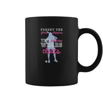 This Princess Wears Cleats Softball Tees By Chalktalk Sports Coffee Mug | Favorety DE