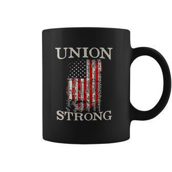 Pro Workers American Union Strong Pledge Allegiance To Flag Coffee Mug | Favorety UK