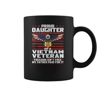 Proud Daughter Of A Vietnam Veteran Patriotic Family Coffee Mug | Favorety