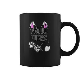 Proud Furry Furries Tail And Ears Cosplay Coffee Mug | Favorety CA