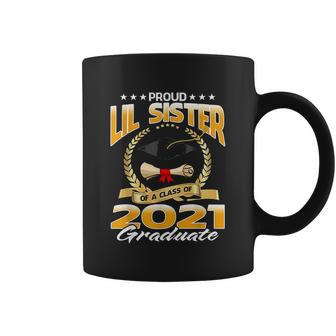 Proud Lil Sister Of A Class Of 2021 Graduate Coffee Mug | Favorety DE