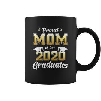 Proud Mom Of Two 2020 Graduates Coffee Mug | Favorety AU