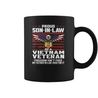 Proud Son In Law Of A Vietnam Veteran Patriotic Gift Coffee Mug | Favorety AU