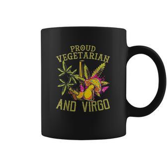 Proud Vegetarian Weed Virgo Vintage 420 Funny Coffee Mug | Favorety CA