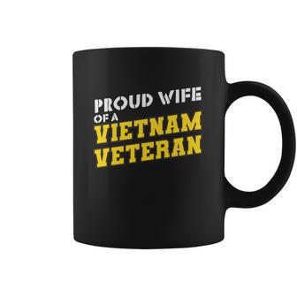 Proud Wife Of A Vietnam Veteran Us Army Veteran Day Graphic Design Printed Casual Daily Basic Coffee Mug | Favorety AU