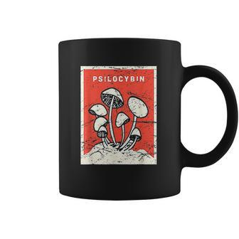 Psilocybin Retro Psychedelic Magic Mushrooms Coffee Mug | Favorety DE