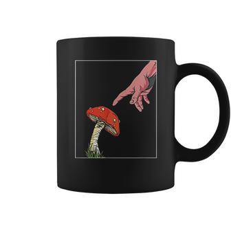 Psychedelic Mushroom Creation Of Adam Coffee Mug | Favorety DE