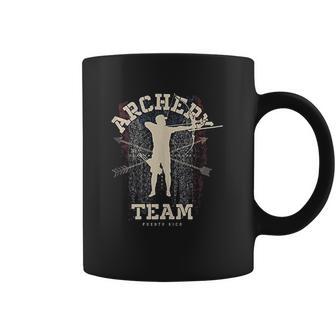 Puerto Rico Archery Team Sports Puerto Rican Flag Bow Coffee Mug | Favorety AU