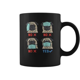 Pug Funny Social Distancing Dog Gift Coffee Mug | Favorety