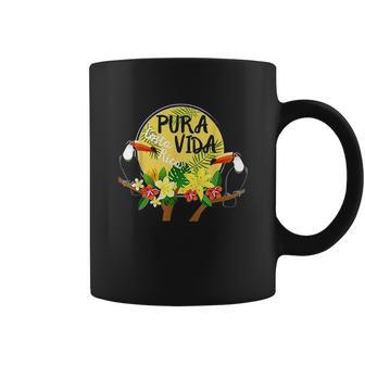 Pura Vida Costa Rica Toucan Tropical Surf Beach Coffee Mug | Favorety DE