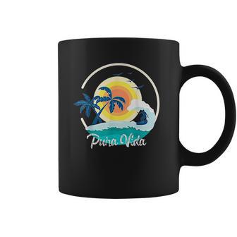 Pura Vida Costa Rica Toucan Tropical Surf Beach Gift Coffee Mug | Favorety AU