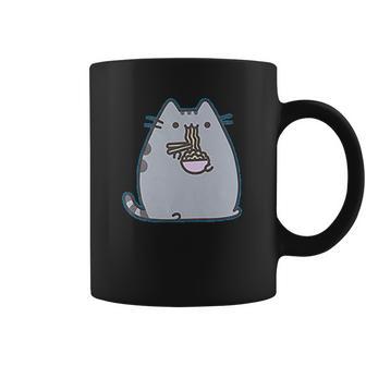 Pusheen The Cat Eating Noodles Coffee Mug | Favorety UK