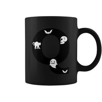 Q Name Character Dracula Ghost Boo Halloween Quote Coffee Mug | Favorety