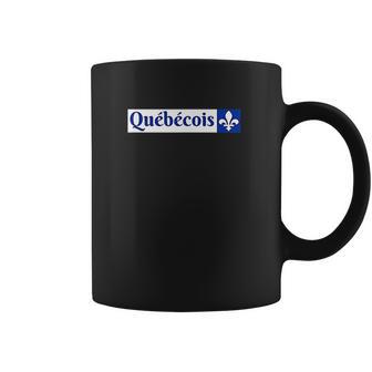 Quebecois Canadien Quebecker Canadian Quebec Flag Coffee Mug | Favorety DE