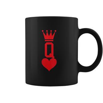 Queen Of Hearts Gift Playing Card Halloween Costume Coffee Mug | Favorety CA