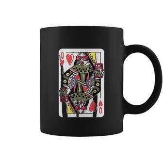 Queen Of Hearts Playing Card Coffee Mug | Favorety DE