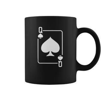 Queen Of Spades Playing Card Coffee Mug | Favorety CA