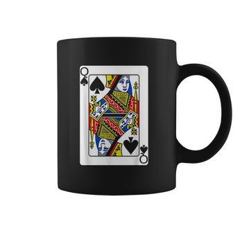 Queen Of Spades Playing Card Coffee Mug | Favorety DE