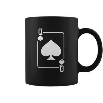 Queen Of Spades Playing Card Coffee Mug | Favorety